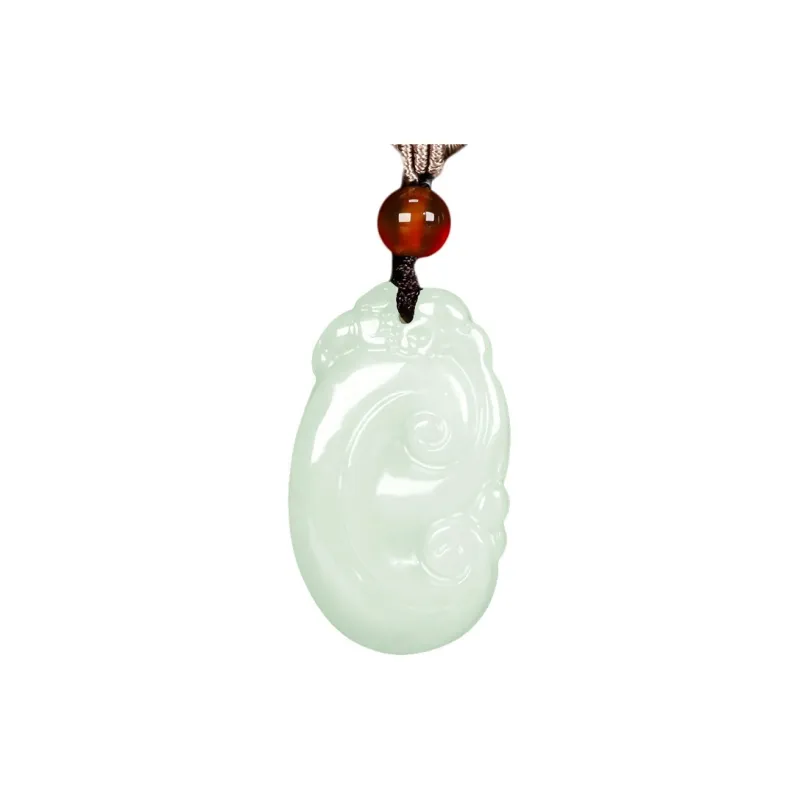 CHINA GOLD Hetian Jade Pendants White Jade/Pale Greenish White Jade Unisex-0