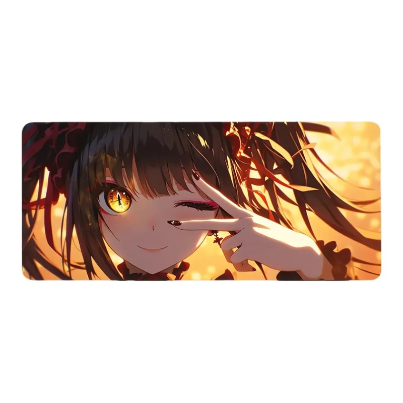 DANYIN Kurumi Tokisaki Extra Large Esports Computer Table Mats Anime Keyboard Pad Mouse Pads-16