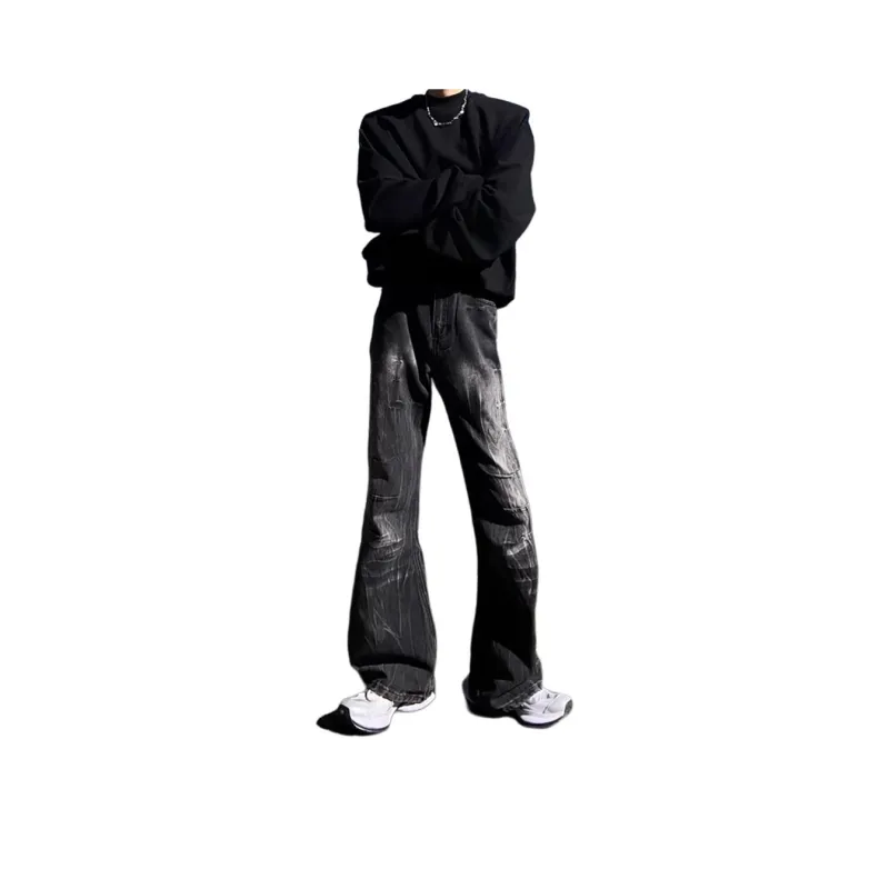 CORNILOT Jeans Unisex Black Gray Color-0