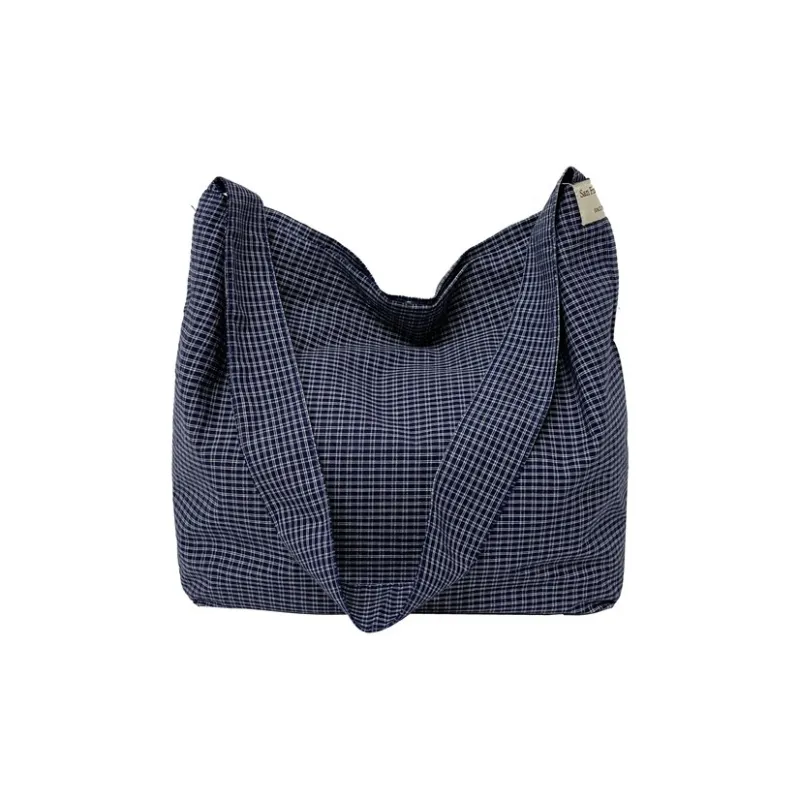 FINDINGS Cotton Fabric Shoulder Bag Unisex Multicolor-5