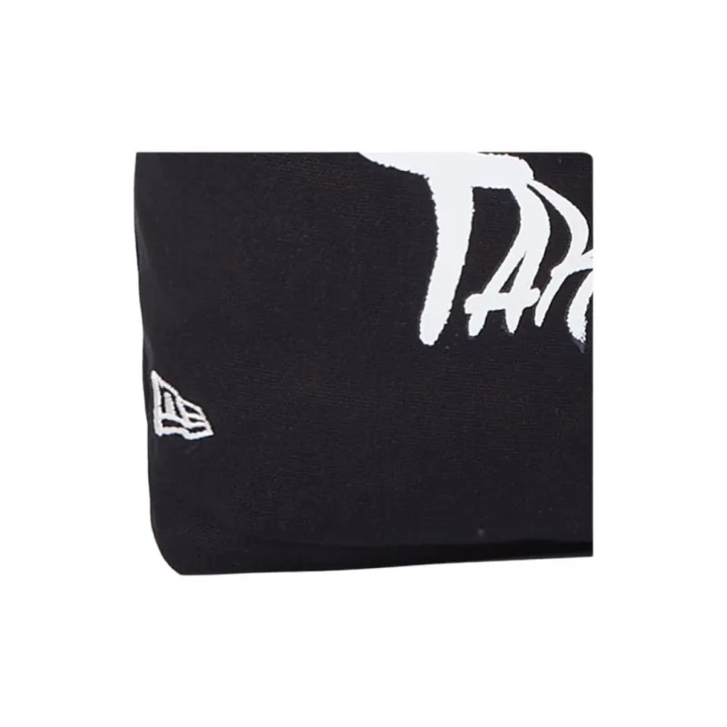 New Era Canvas Bag, Tote Bag, Shopping Bag, Shoulder Bag, Handbag Unisex Black-2