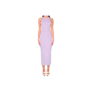 Fleur Du Mal Strappy Ribbed Maxi Dress