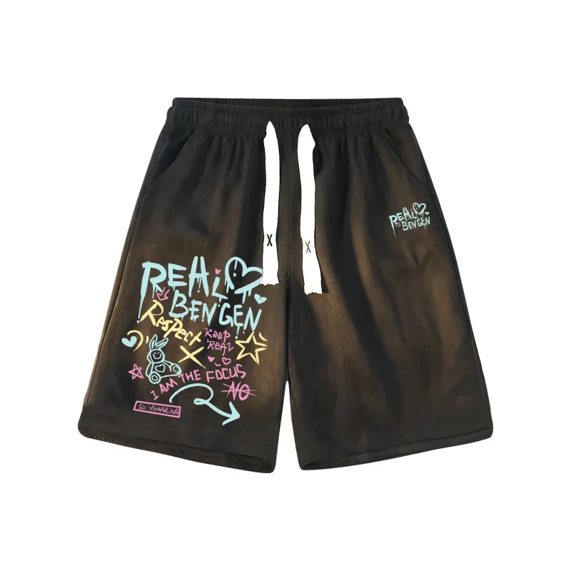 BENGEN Casual Shorts Unisex-0