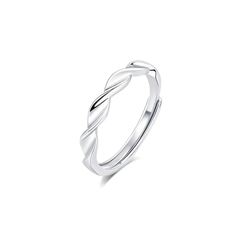 KUMET Sterling Silver Rings Unisex-5