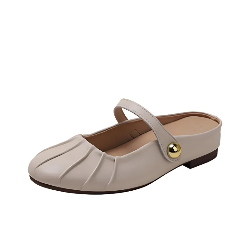 TATAYA Rubber Sole Abrasion Resistant Closed Toe Slippers Women's-6