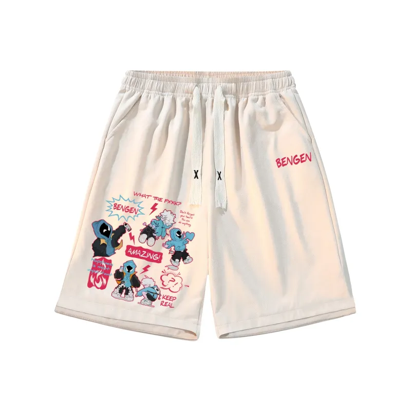 BENGEN Casual Shorts Unisex-2