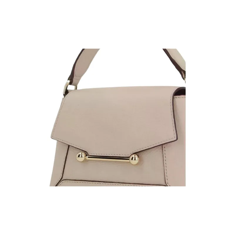 Strathberry Calfskin One Shoulder Handbag Women's Oat-3