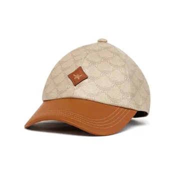 MCM Polyester Baseball Caps Unisex Brown