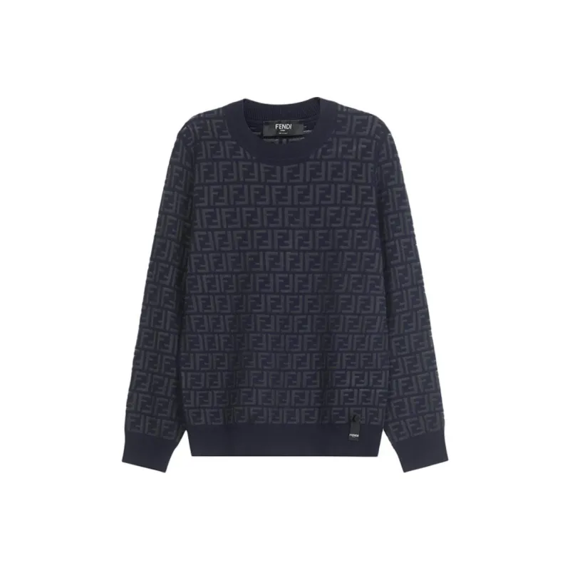 FENDI Sweaters Men Blue-0