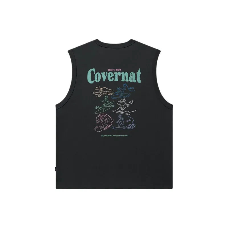 COVERNAT Tank Tops Unisex Black-0