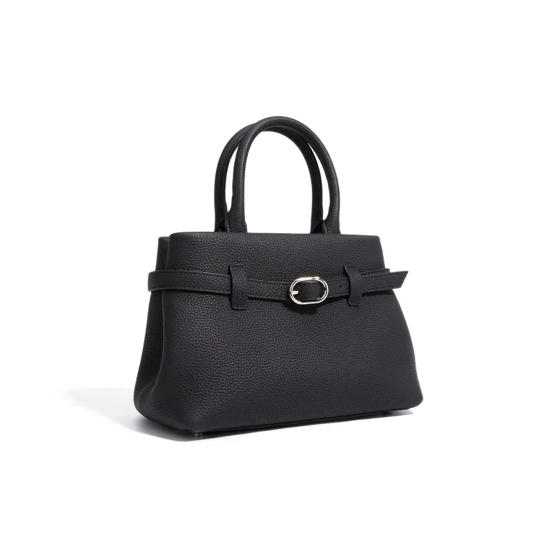 COURONNE Top Grain Cow Leather Kelly Bag Handbag Regular Women's Multicolor-18