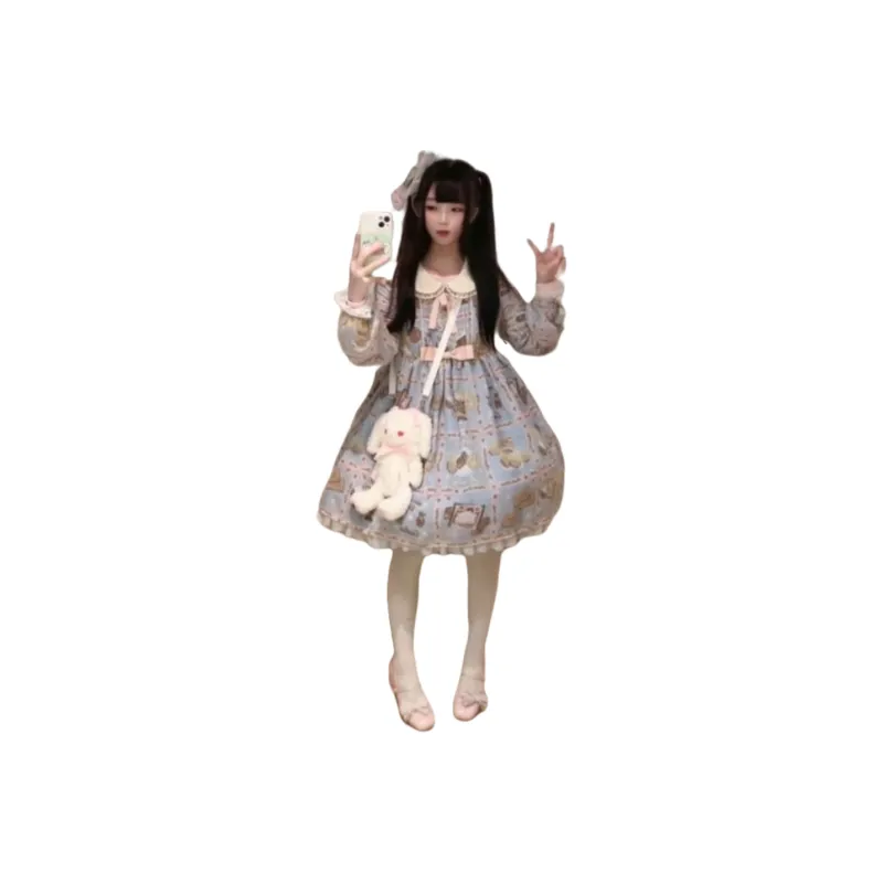MDEHT Lolita Dresses Women's Image Color-0