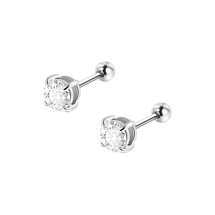 Daisy Dream Titanium Steel Stud Earrings Unisex-5