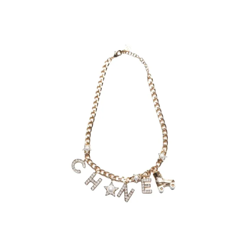 CHANEL 2024 Logo lettering Necklace-1