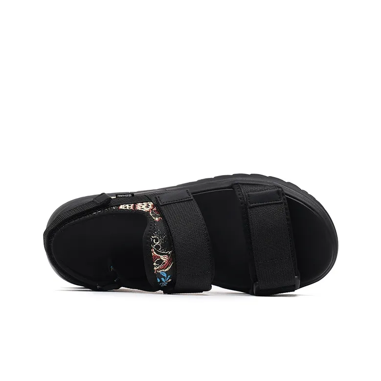 HUNU Beach Sandals Men Black-4