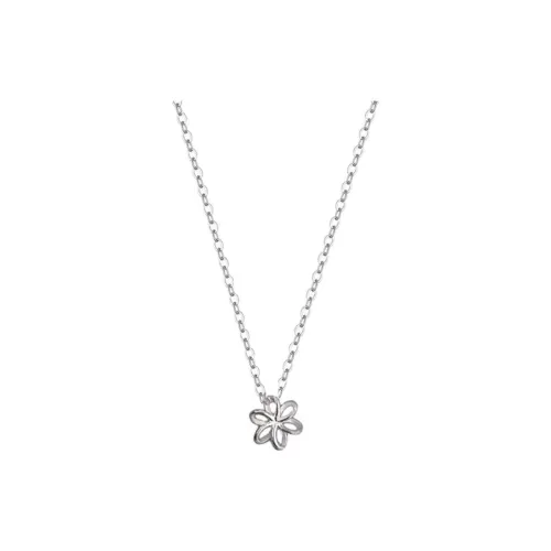 Barbie S925 Silver Necklaces Women's Silver, Gift Box Set