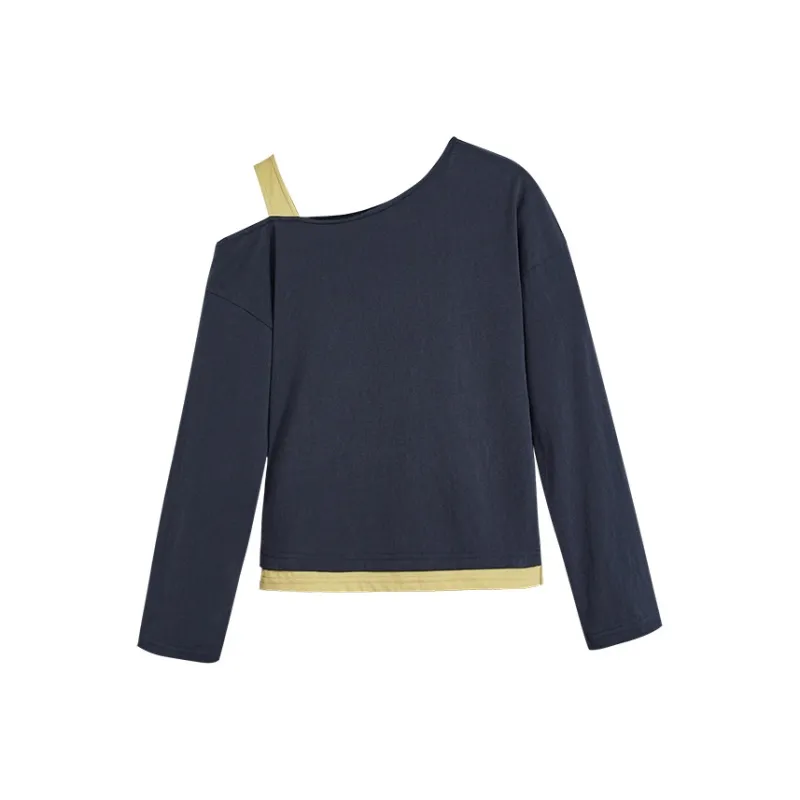 KUOSE T Shirts Women's Dark Blue-1