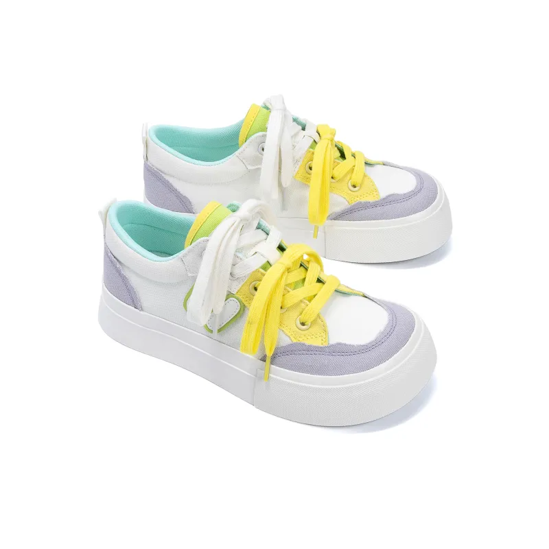 HUANQIU Breathable, Lightweight Coverage Low Top Canvas Shoes Women's-8