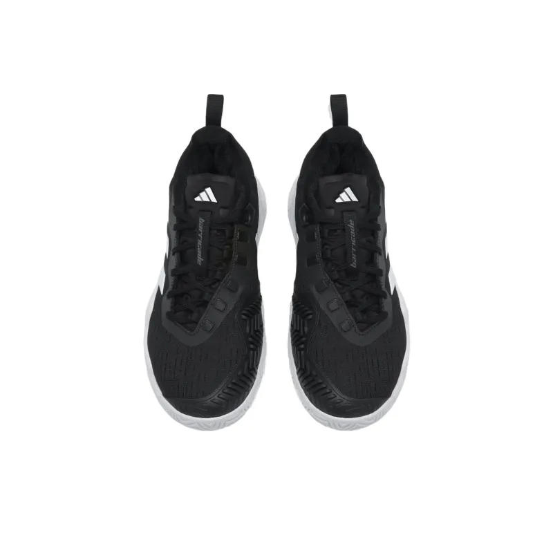 Adidas Barricade Anti Slip Wear Resistant Low Top Tennis Shoes Men's Black-2