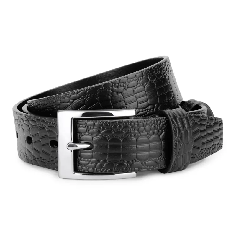Cows Reign Top Grain Cow Leather Belts Men's 3.4cm-0