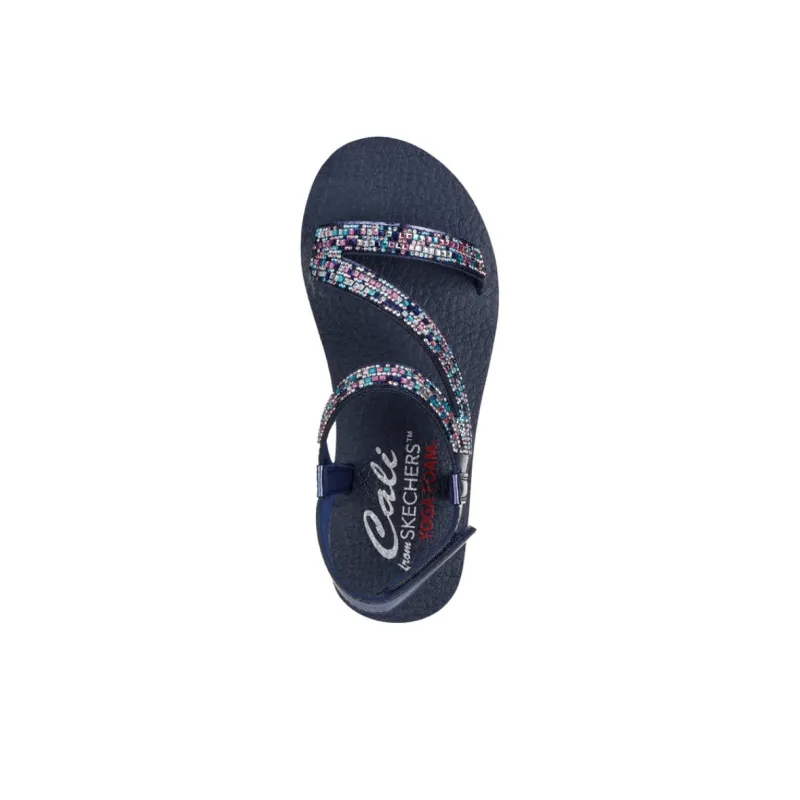 Skechers Meditation Roman Sandals Women's Blue-4