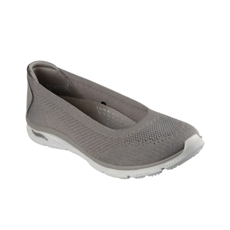 Skechers ArchFit Low Top Casual Shoes Women's Taupe-1
