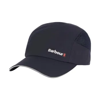 BARBOUR Cotton Baseball Caps Unisex Dark Blue