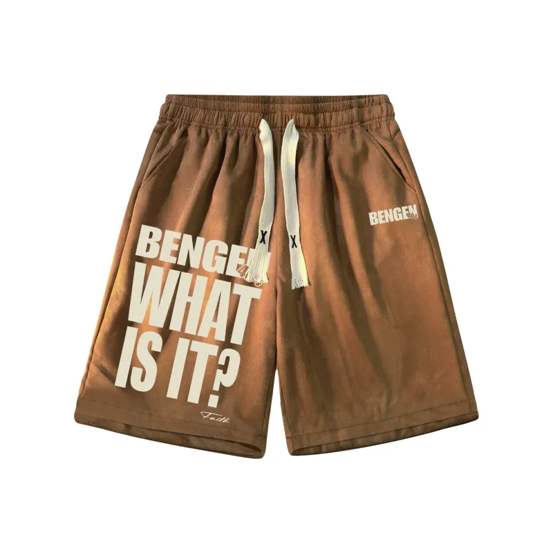 BENGEN Casual Shorts Unisex-26