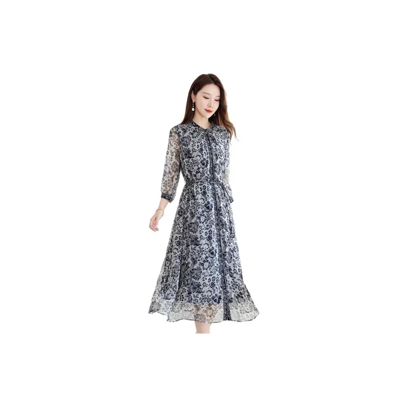 Ink Beauty Long Sleeved Dress Women's-5