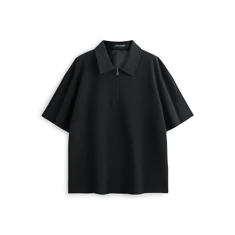 PEACEBIRD MEN Polo Shirts Men Black 1-0