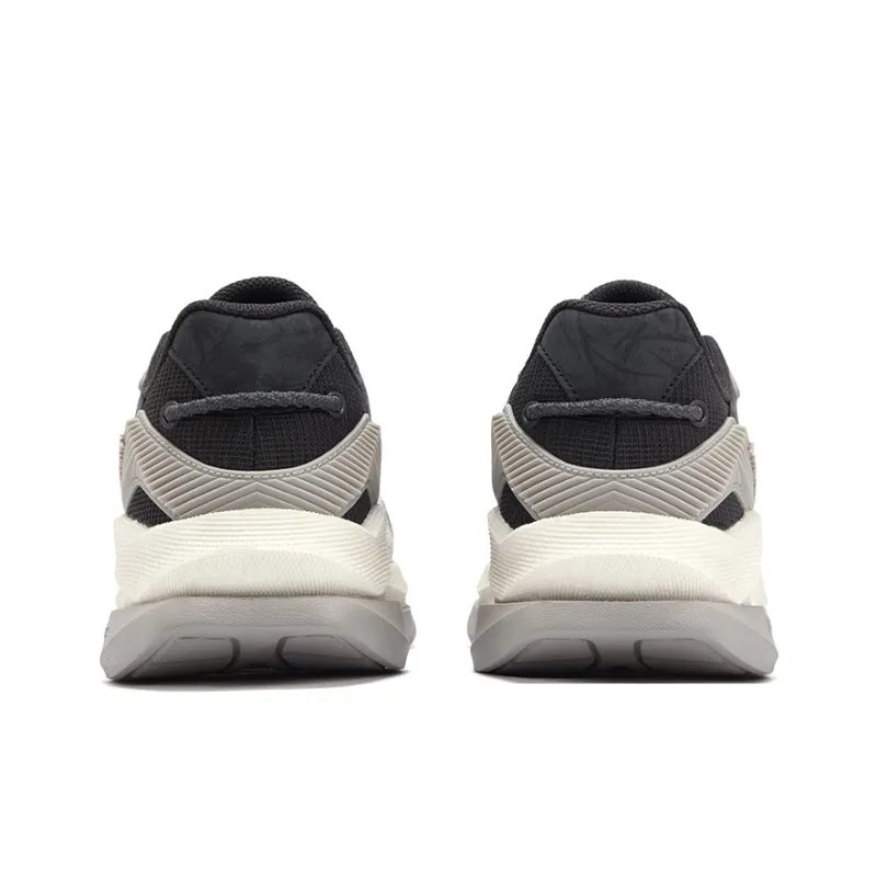361° Anti Slip Wear Resistant Low Top Casual Shoes Men's Black Charcoal Gray-3