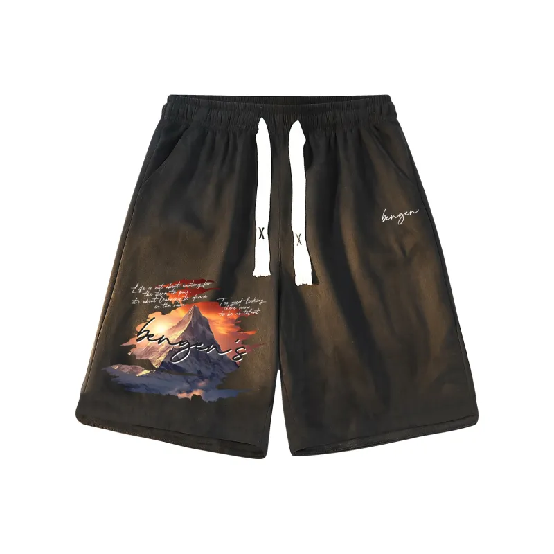 BENGEN Casual Shorts Unisex-0