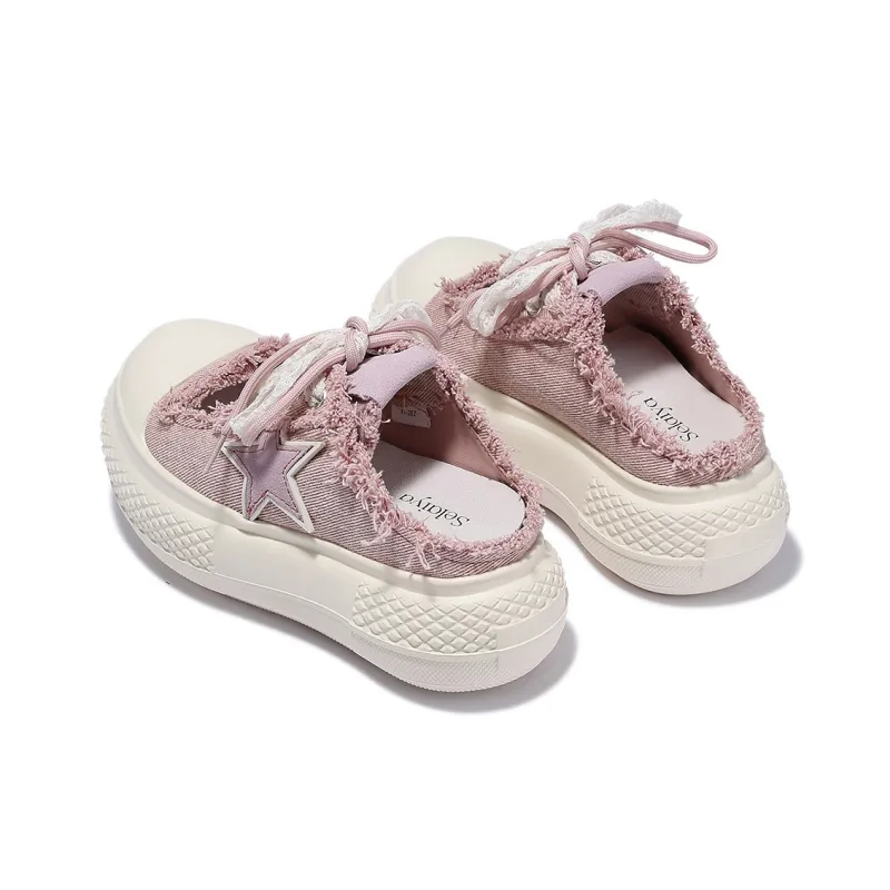 SELAIYA Rubber Sole Abrasion Resistant Closed Toe Slippers Women's-3