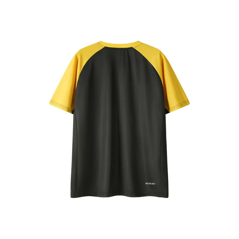 P.R IND Badminton Jersey Unisex Yellow Tiger-1