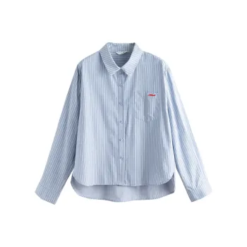Tonlion Shirts Women's Blue