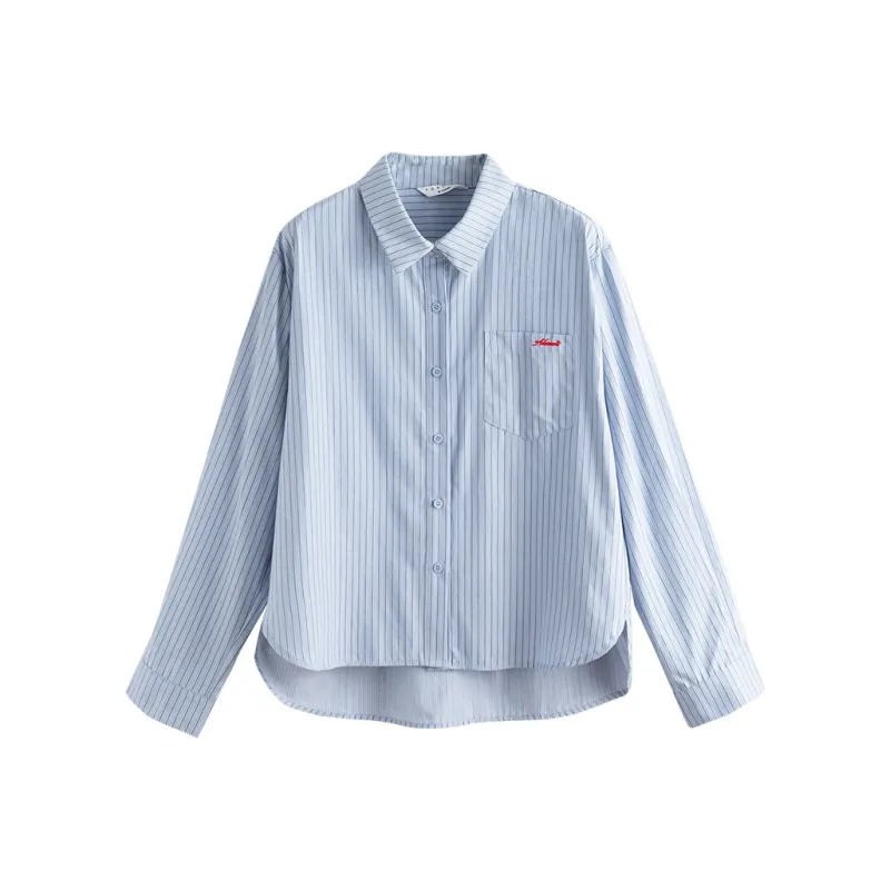 Tonlion Shirts Women's Blue-0