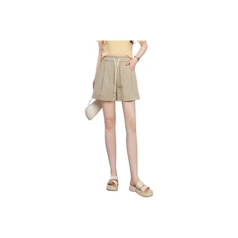 TERRE BLEUE Summer Casual Shorts Women's-0