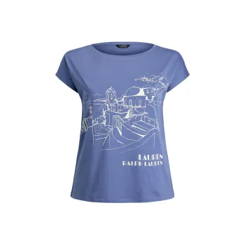 LAUREN RALPH LAUREN T Shirt Women's Blue