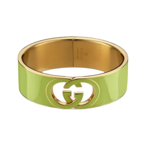 GUCCI Brass Bangles Unisex Green