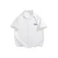 [Short-Sleeved Shirt]White (Hb Ink Five-Pointed Star Chest Logo)