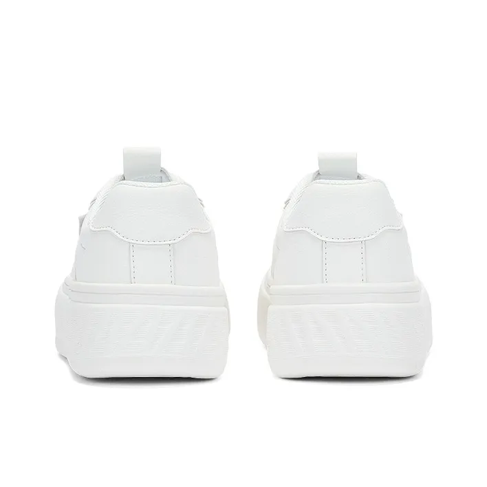 DAPHNE Lightweight Low Top Skateboard Shoes Women's White-6