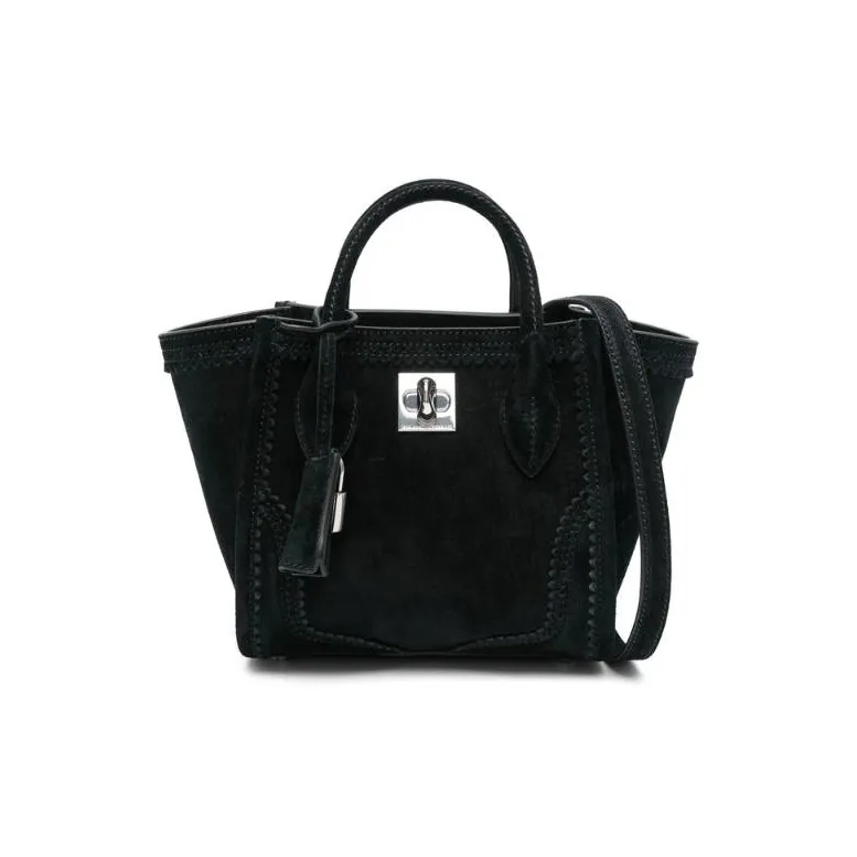 ERMANNO SCERVINO Suede Handbag Women's Black-0