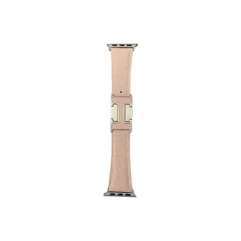 KVZUVUU Apple Compatibility Watch Band Cowhide Leather Material