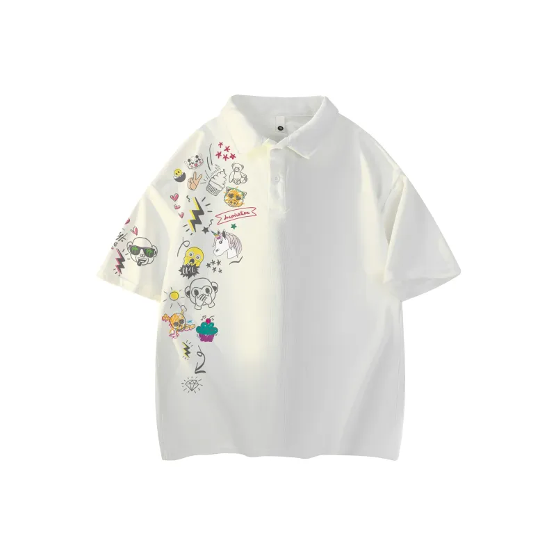 Emoji Polo Shirts Unisex-0