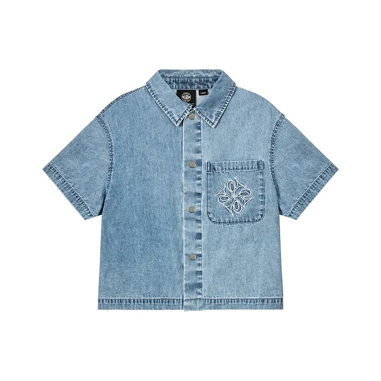 Palladium Shirt Women's Light Denim Blue-0