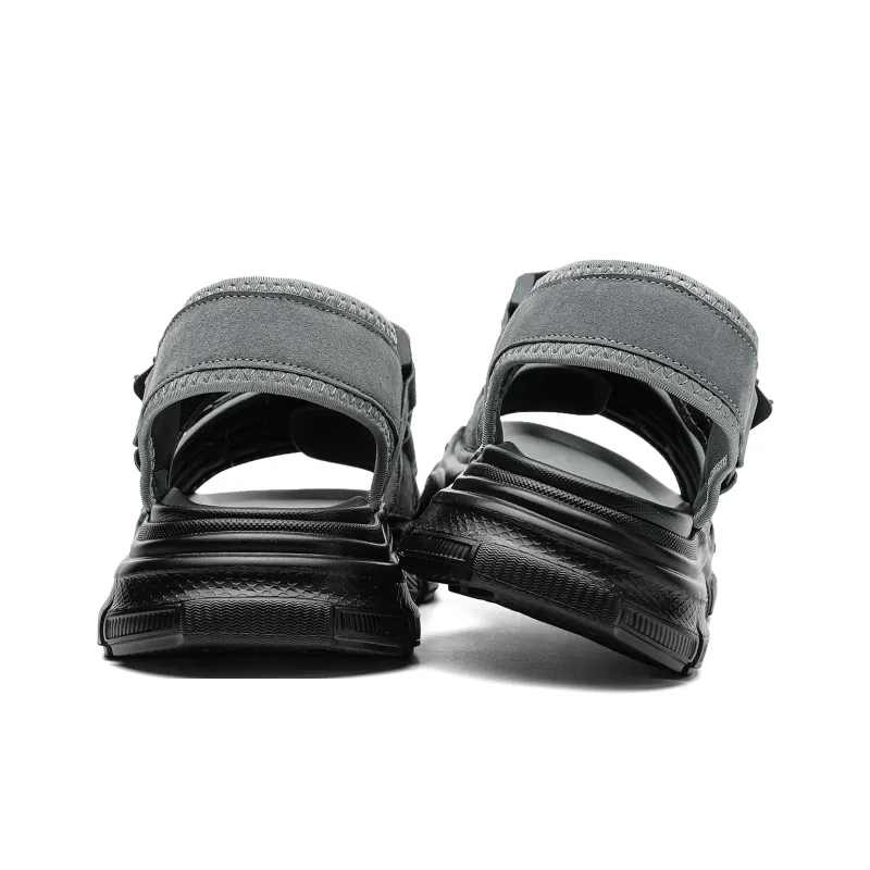 JEEP SPIRIT Beach Sandals Men's Gray-5