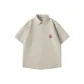 [Short-Sleeved Shirt]Apricot (Red Seal Chest Logo)