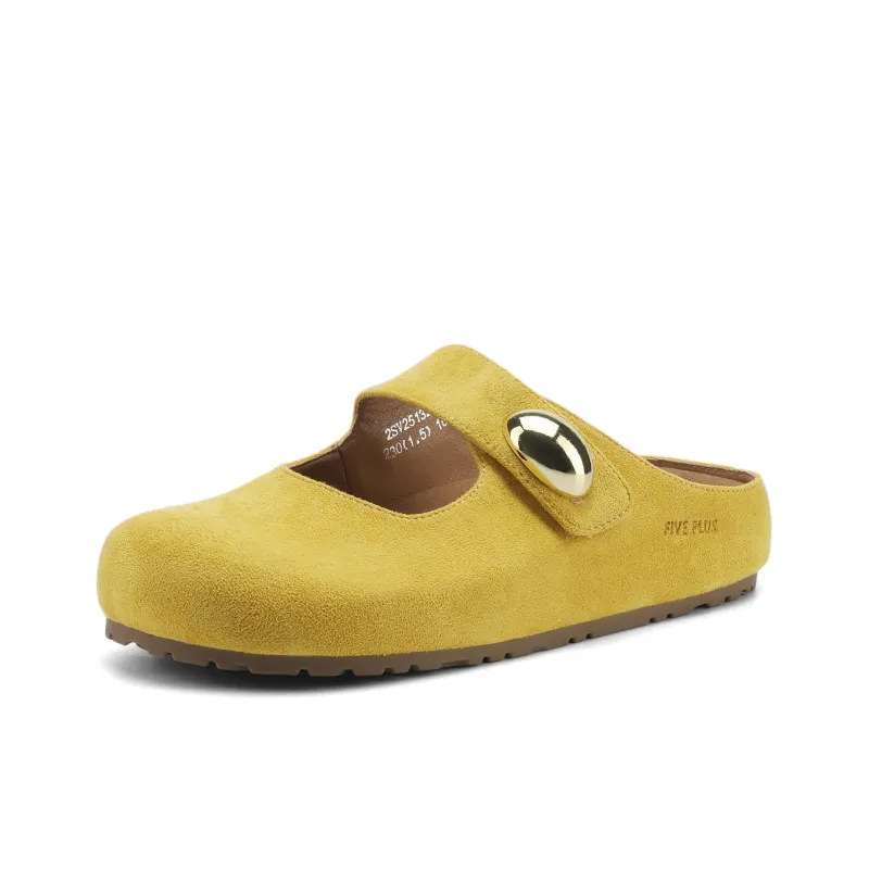 FIVE PLUS Abrasion Resistant Slip Resistant Closed Toe Slippers Women's-1