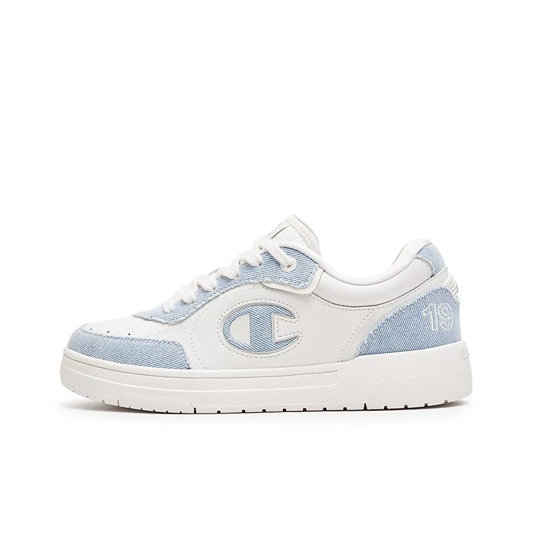 Champion Balance Low Top Skateboard Shoes Unisex Milk White/Moonstone Blue-0