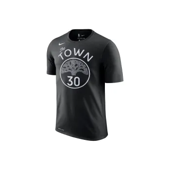 Nike x NBA Golden State Warriors Dri Fit CITY EDITION T Shirt Men's Black